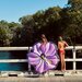 Sunnylife Luxe Lie-On Float Hibiscus - Pastel Lilac