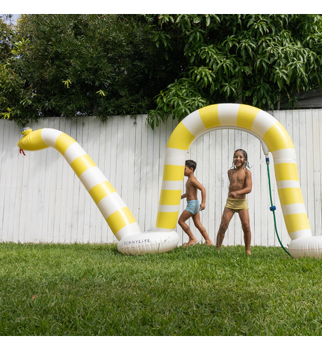 Sunnylife Snake Giant Sprinkler Into The Wild - Yellow