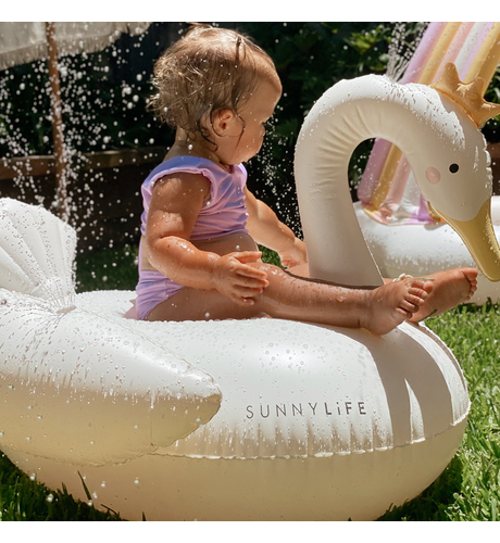 Sunnylife Inflatable Sprinkler Princess Swan