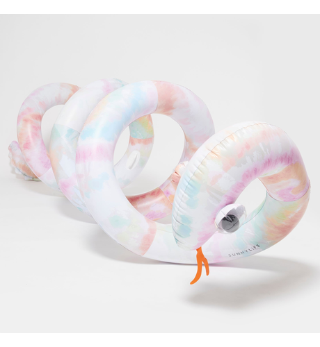 Sunnylife Giant Inflatable Noodle Snake - Tie Dye Multi