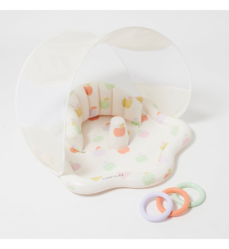 Sunnylife Baby Playmat With Shade - Apple Sorbet