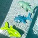 Sunnylife Salty The Shark Dive Buddies Aqua/Neon/Yellow (Set of 3)