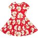 Rock Your Kid Retro Santa Waisted Dress