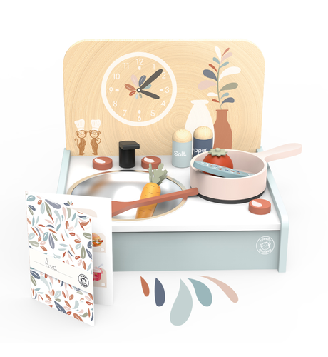 Speedy Monkey Table-Set Kitchen w/8 accessories