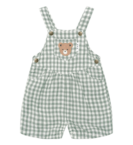 Huxbaby Huxbear Check Short Overall