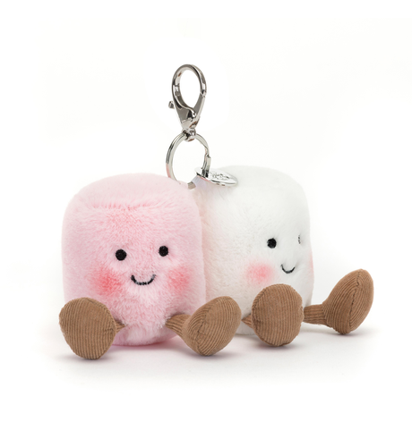 Jellycat Amuseables Pair Of Marshmallows Bag Charm