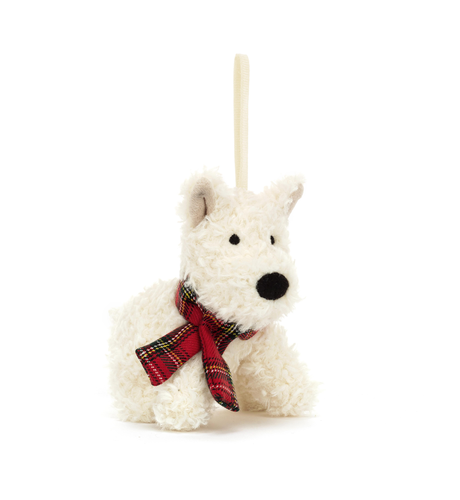 Jellycat Munro Scottie Dog Decoration