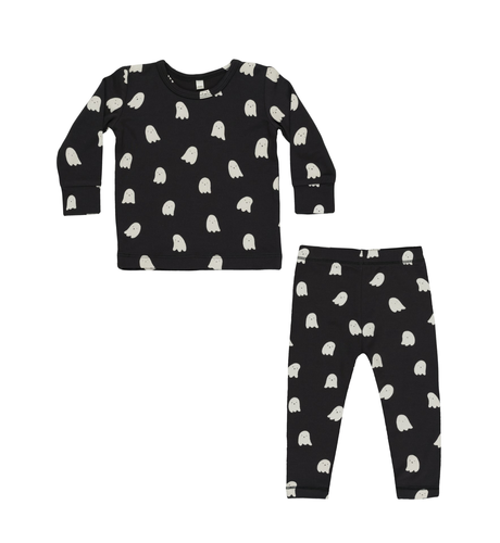 Quincy Mae Bamboo PJ Set - Ghosts