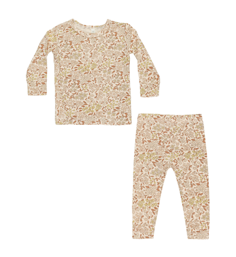 Quincy Mae Bamboo PJ Set - Harvest Floral