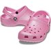 Crocs Kids Classic Glitter Clogs - Pink Tweed