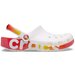 Crocs Kids Classic Reflector Clogs - White/Multi