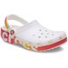 Crocs Kids Classic Reflector Clogs - White/Multi