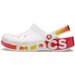 Crocs Kids Classic Reflector Clogs - White/Multi