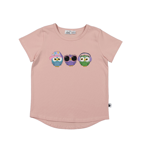 Kissed By Radicool Owl Crew Tee