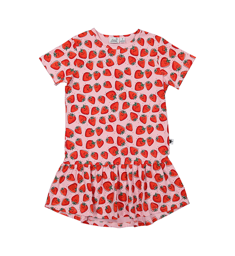 Kissed By Radicool Strawberry Crush Frill Dress