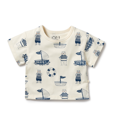 Wilson & Frenchy Nautical Bear Organic Tee