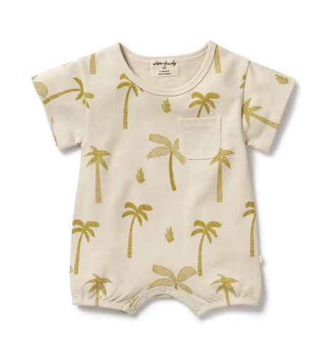 Wilson & Frenchy Palm Days Organic Growsuit