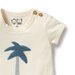 Wilson & Frenchy Blue Palm Organic Bodysuit