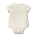 Wilson & Frenchy Blue Palm Organic Bodysuit