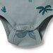 Wilson & Frenchy Palm Days Blue Organic Bodysuit