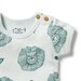 Wilson & Frenchy Little Lion Organic Pointelle Bodysuit