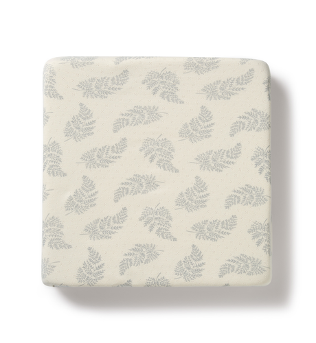 Wilson & Frenchy Forever Ferns Organic Pointelle Cot Sheet