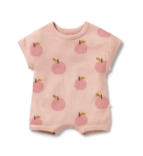 Wilson & Frenchy Just Peachy Organic Knitted Growsuit