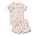 Wilson & Frenchy Peaches Organic Pointelle S/S Pyjamas