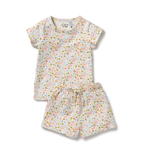 Wilson & Frenchy Ava Floral Organic S/S Pyjamas