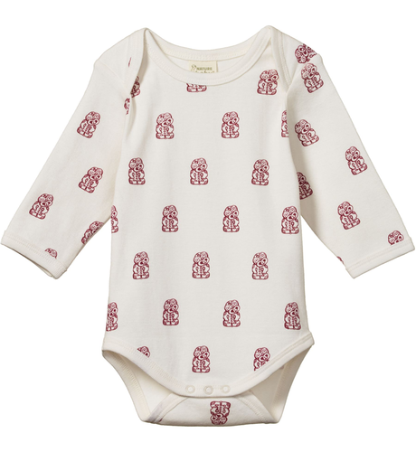 Nature Baby L/S Bodysuit - Tiki Print