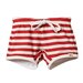 Nature Baby Splash Shorts - Red Sea Stripe