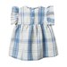 Nature Baby Bonnie Dress Linen - Clyde Check