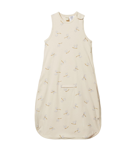 Nature Baby Org Cotton Sleeping Bag - Dragonfly Sleepwear Print