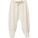 Nature Baby Footed Rompers - Natural