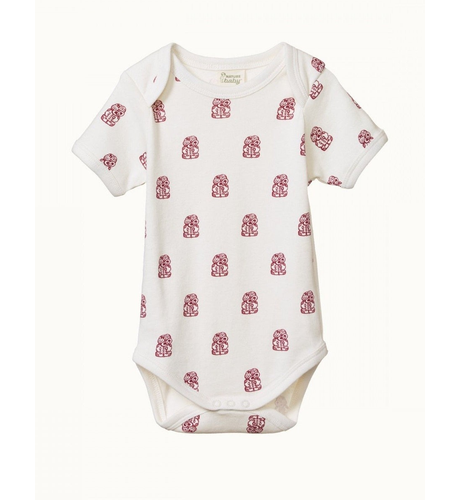 Nature Baby Short Sleeve Bodysuit - Tiki Print