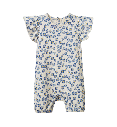 Nature Baby Tilly Suit - Daisy Daze Meadow Print