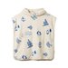 Nature Baby Org Cotton Poncho Towel - Atlantic Print Terry