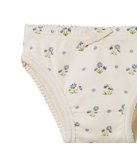 Nature Baby Knickers Pointelle - Daisy Print