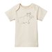 Nature Baby S/S Simple Tee - Guinea Pig Gala Natural Print