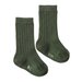 Nature Baby Organic Cotton Rib Socks - Thyme