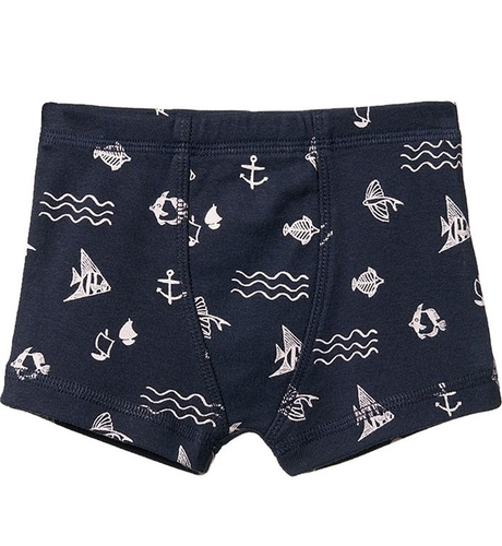 Nature Baby Boxer Shorts - Atlantic Navy Print