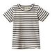 Nature Baby River Tee - Navy Sailor Stripe