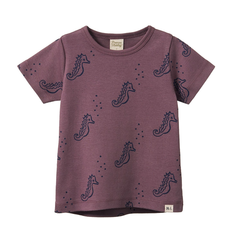 Nature Baby River Tee - Neptune Print