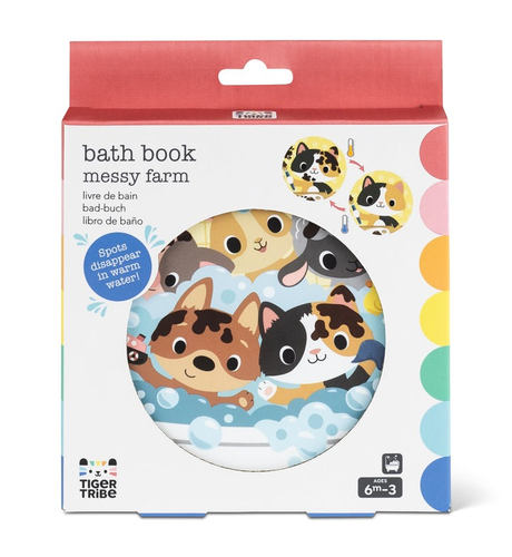 Tiger Tribe Bath Book Messy Farm