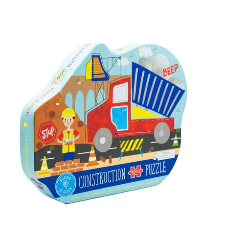 Floss & Rock Construction 40 Pc Puzzle