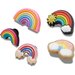 Crocs Jibbitz Lotta Rainbows 5 Pack