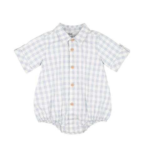 Bebe Harry Check Shirt Bodysuit