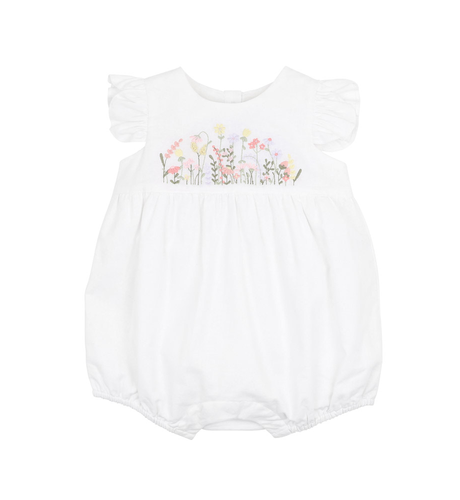 Bebe Florence Hand Embroidered Romper