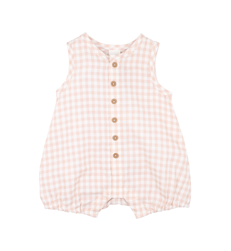 Bebe Morgan Gingham Romper