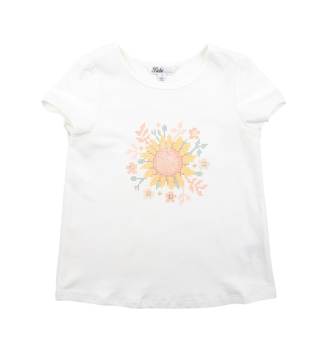 Bebe Abby Sunflower Tee